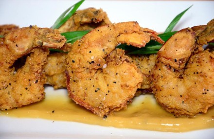 Rock shrimp appetizer photo by Debee Tlumacki for Boston Globe