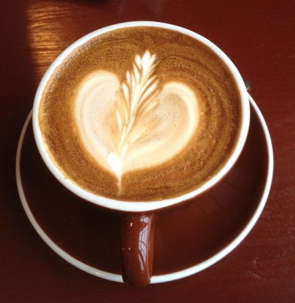latte coffee art 1
